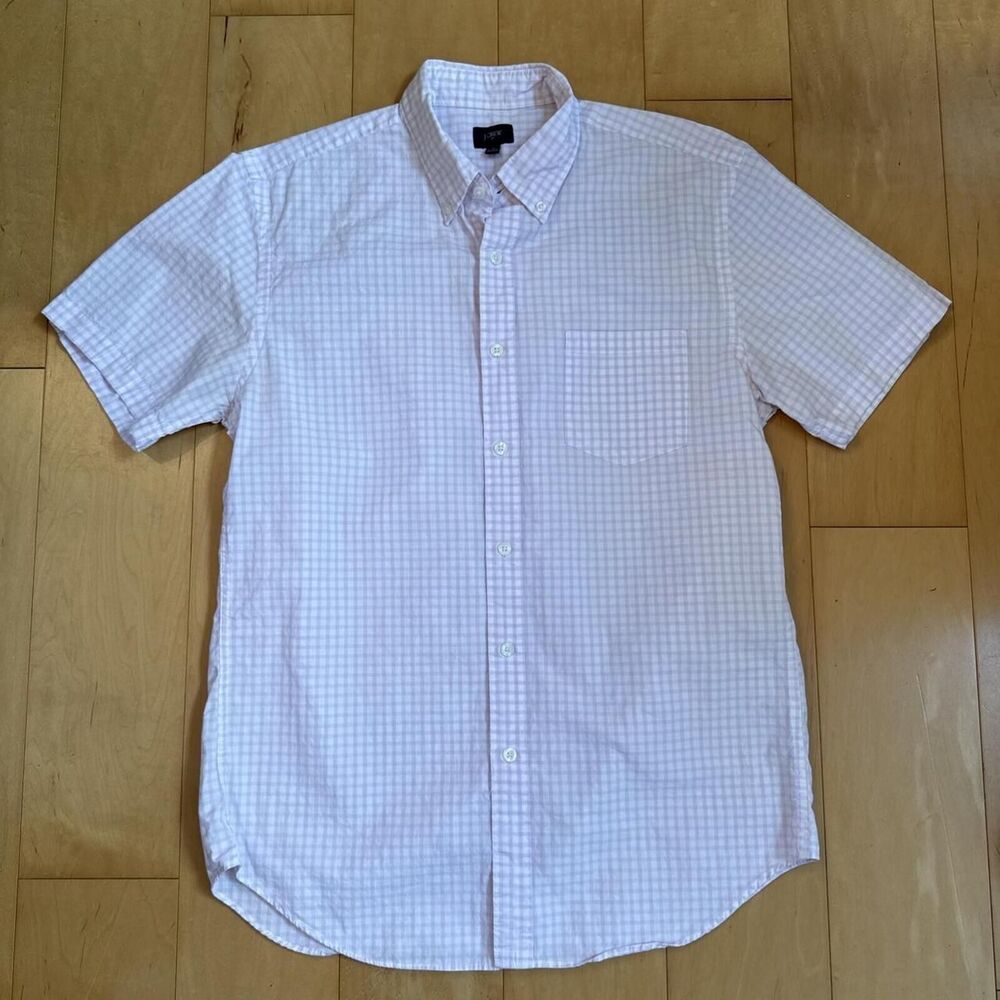 Jcrew Men's Pink Shirt